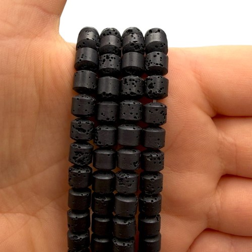 Lawa Czarna / walec / ok. 6x6mm