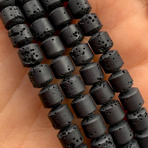 Lawa Czarna / walec / ok. 6x6mm