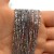 Hematyt Kostka Mała, Ścięte Rogi / kolor srebrny /ok. 1x1mm