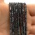 Hematyt poduszka / kolor czarny / ok. 3x1mm