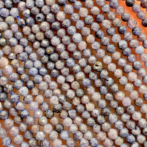 Szafir / kulka fasetowana / ok. 2mm