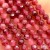 Jadeit Dark Wine / kulka fasetowana / ok. 4mm