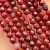 Jadeit Dark Wine / kulka fasetowana / ok. 3mm