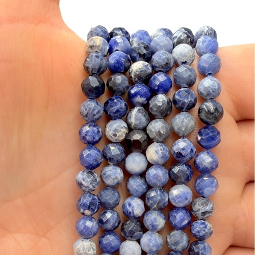 Lapis Lazuli / kulka fasetowana / ok. 6mm