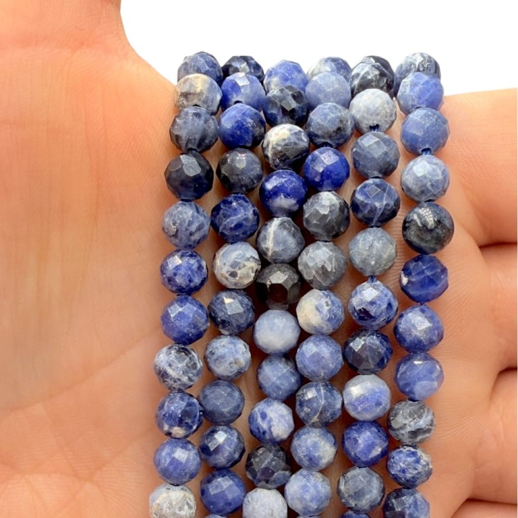 Lapis Lazuli / kulka fasetowana / ok. 6mm