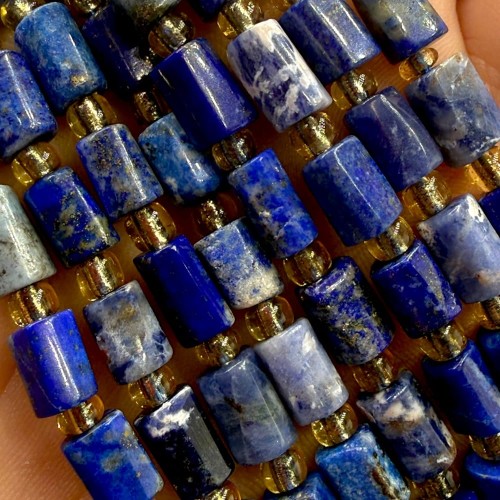 Lapis Lazuli / walec / ok. 5x8mm