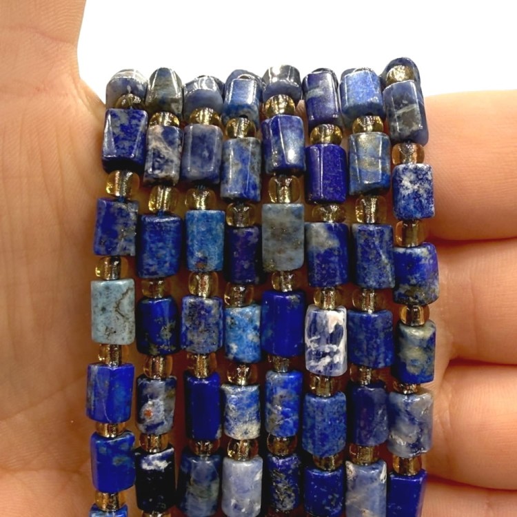 Lapis Lazuli / walec / ok. 5x8mm