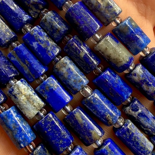 Lapis Lazuli / walec / ok. 8x11mm