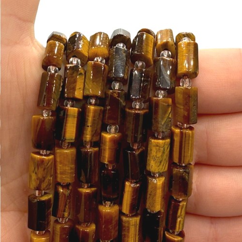 Tygrysie Oko / walec / ok. 7x11mm