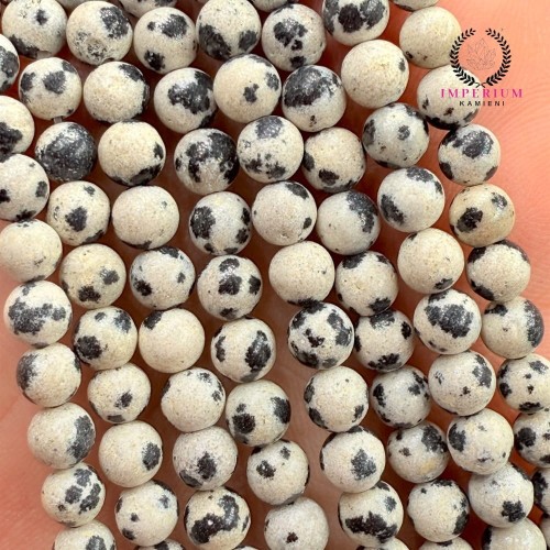 Jaspis Dalmatyński / kulka gładka / ok. 4mm