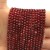 Jadeit Dark Wine / kulka fasetowana / ok. 3mm