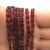 Granat pastylka fasetowana 4x6mm