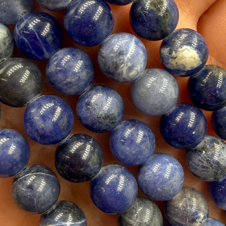Sodalit / kulka gładka / ok. 8mm