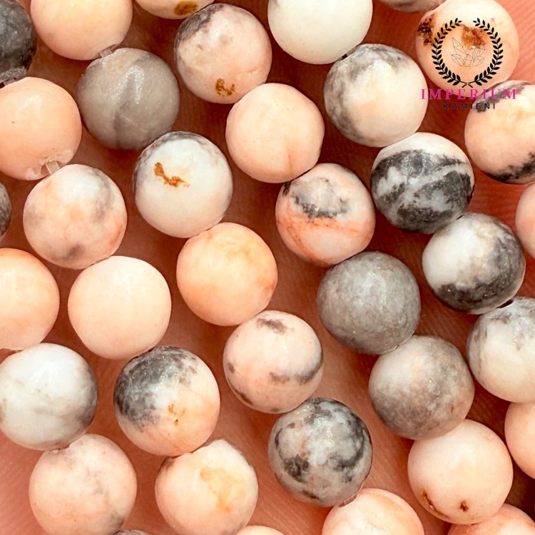 Jaspis Zebra / kulka gładka / ok. 5mm