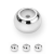 Stoper 4x3x0.4mm / stal kolor srebrny / 5 szt.