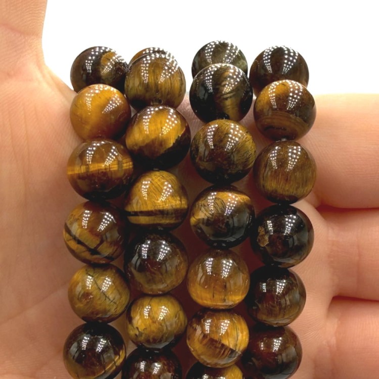 Tygrysie Oko / kulka gładka / ok. 10mm