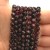 Granat / kulka fasetowana / ok. 6mm