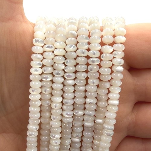 Masa Perłowa / perłowy / oponka gładka / ok. 5x2mm