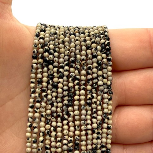 Jaspis Dalmatyński / kulka gładka / ok. 2mm