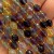 Fluoryt / oliwka fasetowana / ok. 6x8 mm