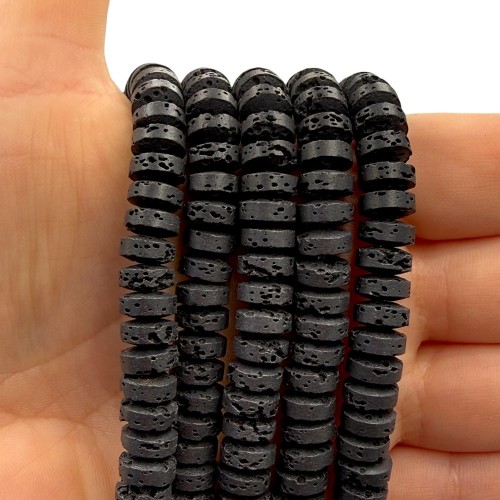 Lawa Czarna / oponka / ok. 8x3mm