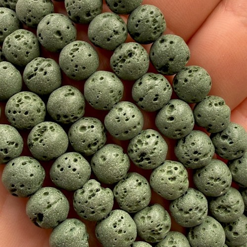Lawa Khaki / kulka gładka / ok. 8mm