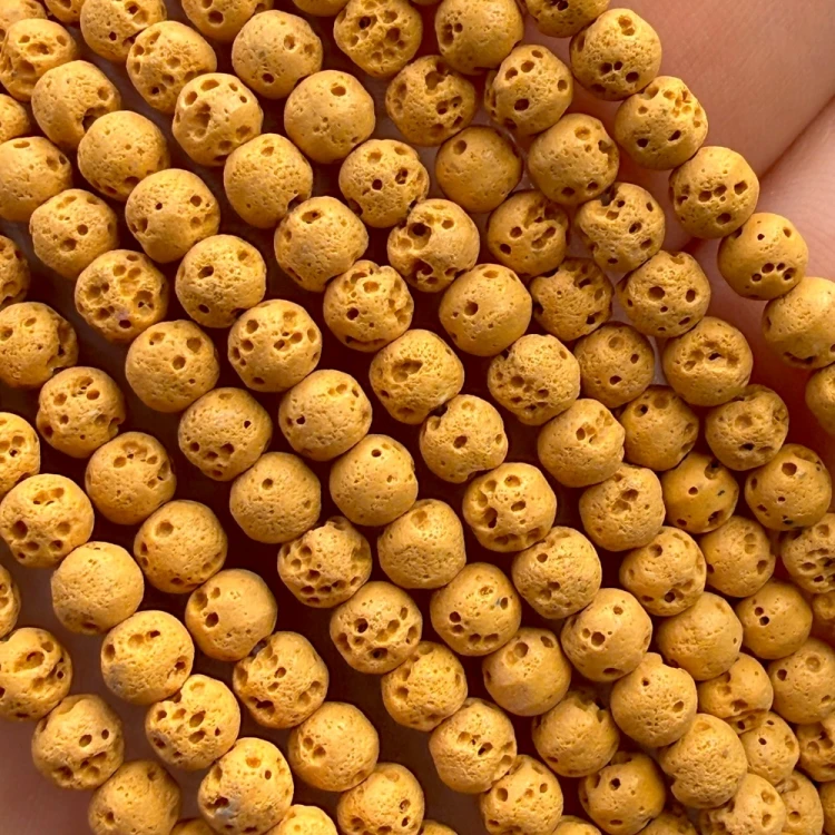 Lawa Pomarańczowa / kulka gładka / ok. 4mm