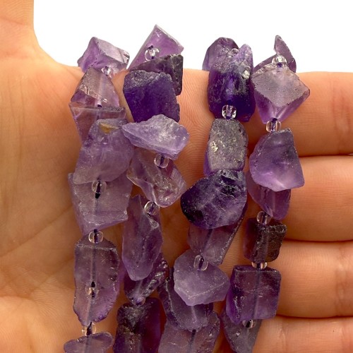 Ametyst / bryłka surowa / ok. 12mm