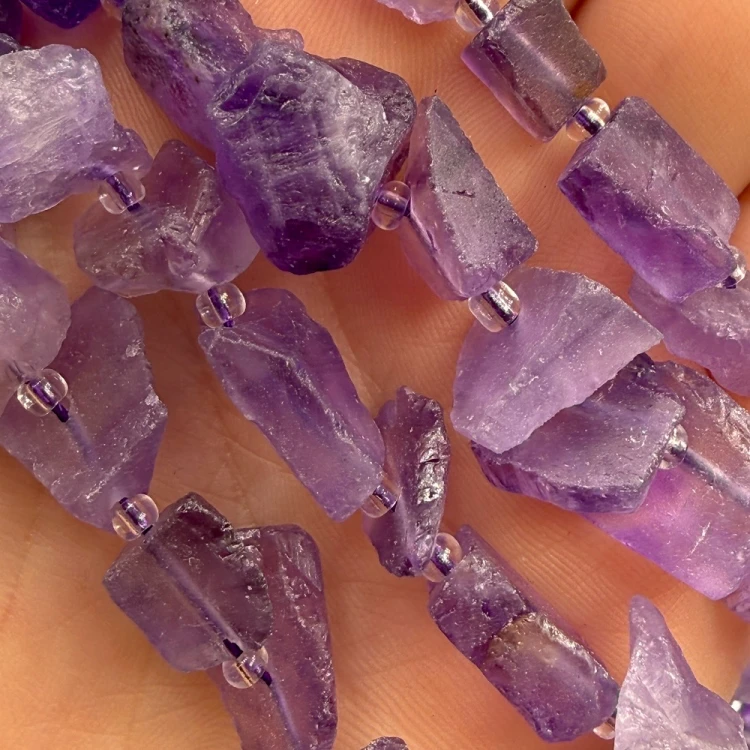 Ametyst / bryłka surowa / ok. 12mm