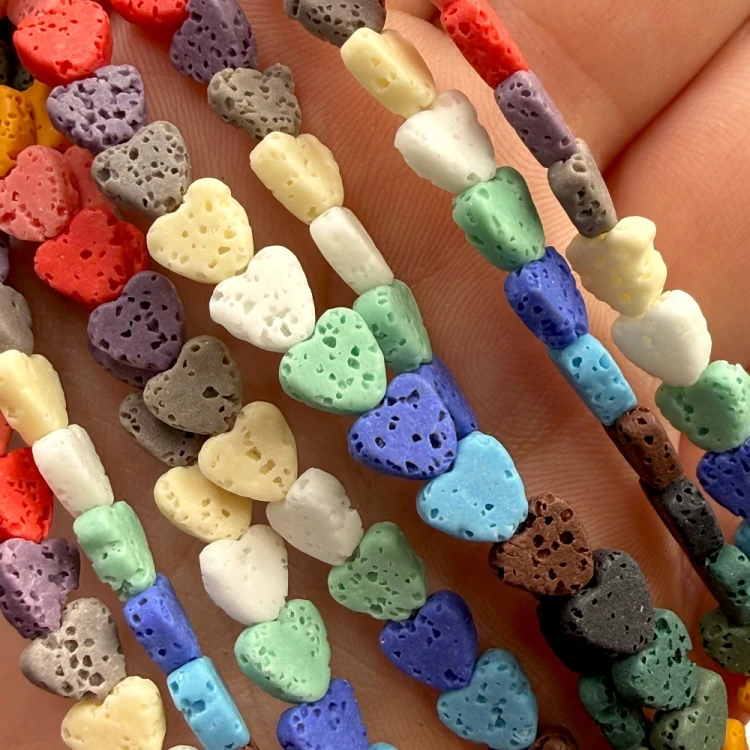 Lawa Kolorowa / serce / ok. 6mm