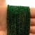 Jadeit Zielony Butelkowy / kulka fasetowana / ok. 2mm