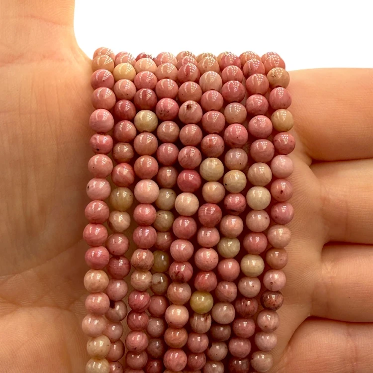 Rodonit / kulka gładka / ok. 4mm