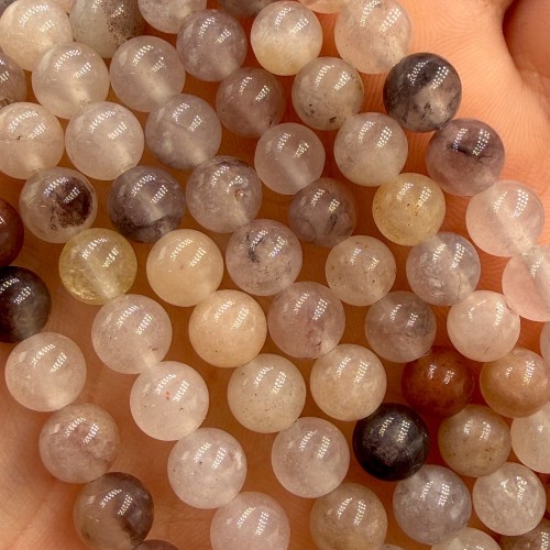 Kwarc Lilac / kulka gładka / ok. 6mm