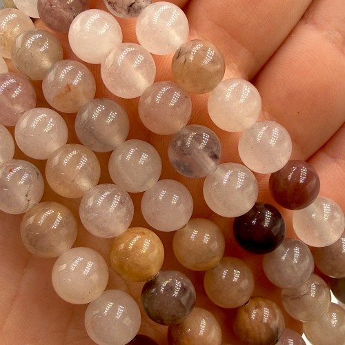 Kwarc Lilac / kulka gładka / ok. 8mm