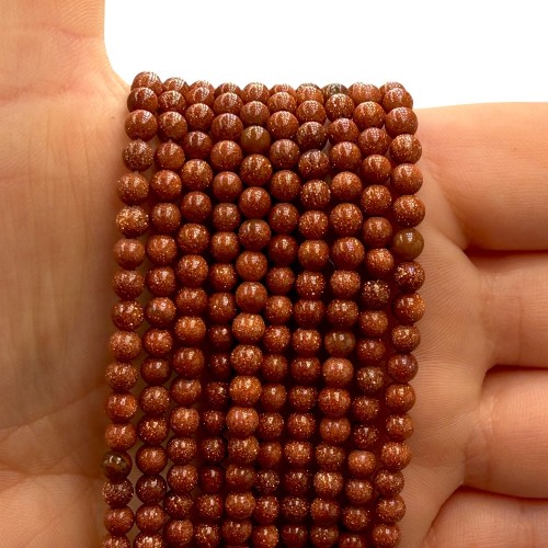 Piasek Pustyni / kulka gładka / ok. 4mm