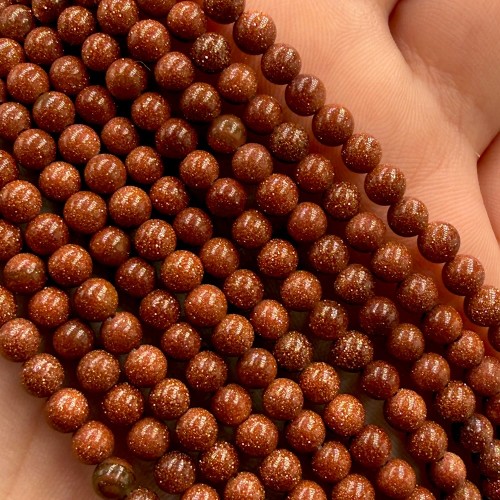 Piasek Pustyni / kulka gładka / ok. 4mm