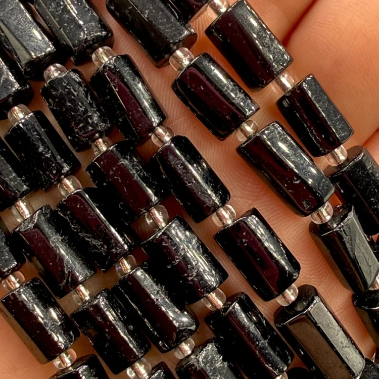 Turmalin Czarny / walec / ok. 7x11mm