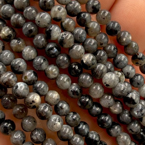 Larvikit / kulka gładka / ok. 4mm