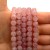 Kwarc Różowy z Madagaskaru / kulka gładka / ok. 8mm