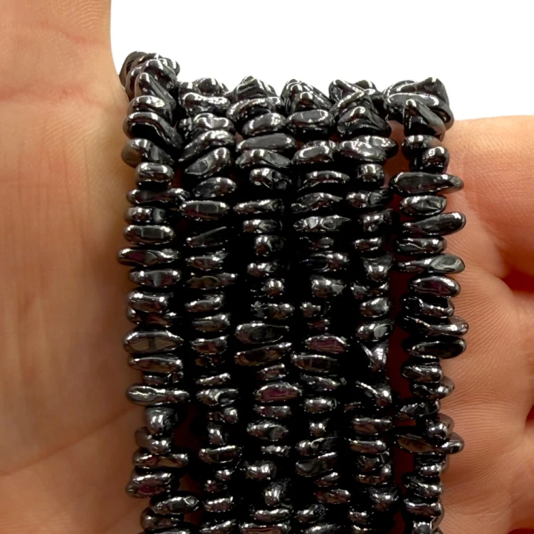 Hematyt Sieczka / kolor czarny / ok. 8x2,5mm