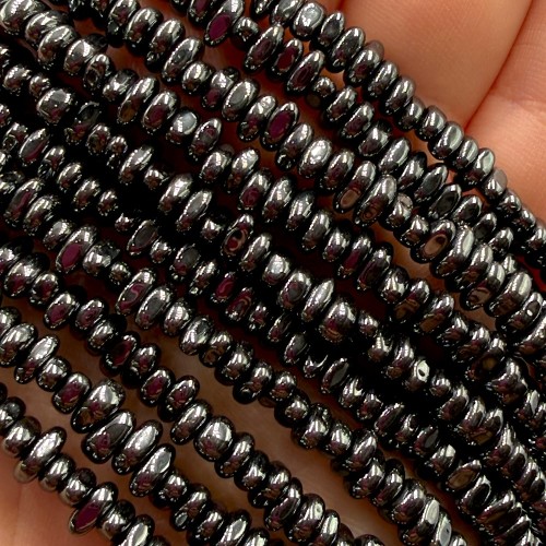 Hematyt Sieczka / kolor czarny / ok. 5x2mm