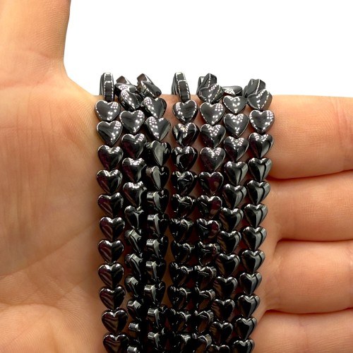 Hematyt Serce / kolor czarny / ok. 6mm