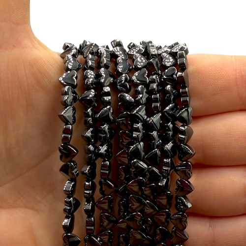 Hematyt Serce / kolor czarny / ok. 6mm
