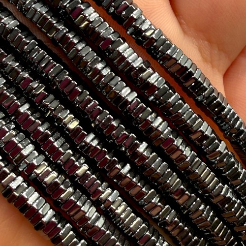 Hematyt Nakrętka / kolor czarny / ok. 4x1mm