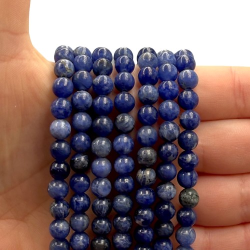 Sodalit / kulka gładka / ok. 6mm