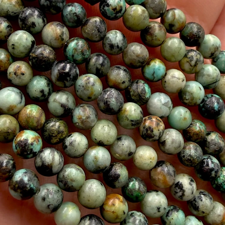 Turkus Afrykański / kulka gładka / ok. 4mm