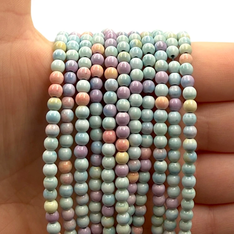 Agat Tęczowy / kulka gładka / ok. 6mm