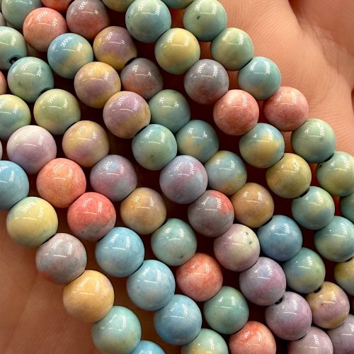 Agat Tęczowy / kulka gładka / ok. 6mm