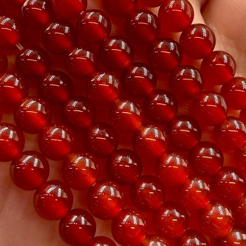 Agat Karneol / kulka gładka / ok. 6mm