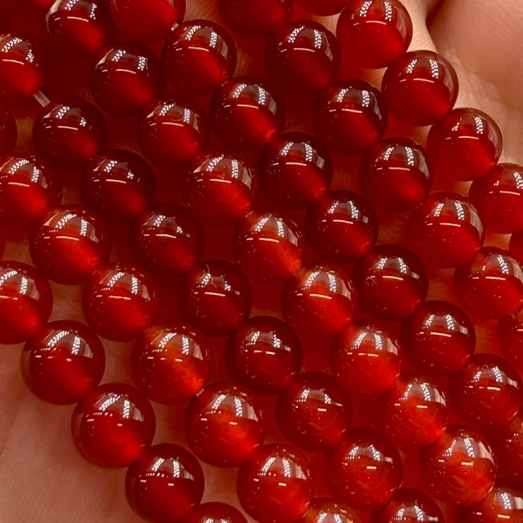 Agat Karneol / kulka gładka / ok. 6mm